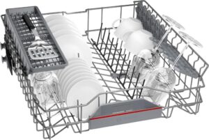 Bosch Serie 4 Teilintegrierter Geschirrspüler 60 cm Edelstahl - SMI4EAS23E