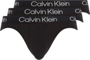 Calvin Klein Herren Hip Brief 3pk - Stilvolle und bequeme Unterwäsche in Schwarz