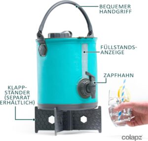 Colapz 2-in-1 faltbarer Wasserkanister - Dein unverzichtbarer Begleiter beim Camping & Festival