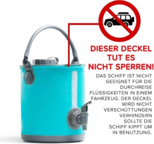 Colapz 2-in-1 Wasserkanister faltbar - Dein idealer Begleiter für Camping und Reisen