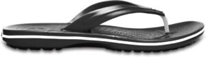 Crocs Unisex Crocband Flip Zehentrenner 42/43 EU in Schwarz - Der perfekte Begleiter für den Sommer