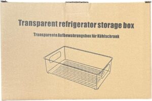 Diwoker Kühlschrank Organizer Stapelbar - 8er Set Aufbewahrungsboxen für Küche und Speisekammer