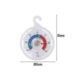 Doppelpack Kühlschrankthermometer mit farbigen Zonen von Thermometer World