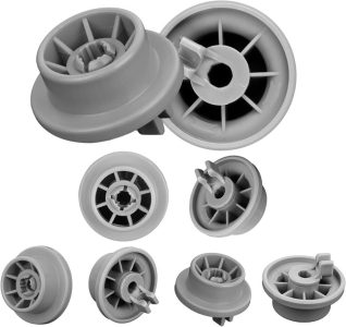 8er Set Korbrollen für Geschirrspüler - Kompatibel mit Bosch & Siemens Modell 165314