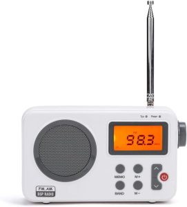 Tragbares Küchenradio NK-AB1904 FM/AM mit LCD-Bildschirm und Radioalarmfunktion