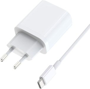 ZLONXUN Schnellladegerät mit 1,5-Meter USB-C Kabel für Xiaomi Geräte