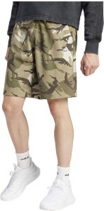 adidas Herren Freizeit-Shorts Seasonal Essentials Camouflage in Olive Strata