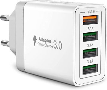 Aioneus 40W USB-Ladegerät mit 4 Ports und Schnellladefunktion