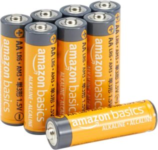 Amazon Basics AA-Alkalisch-Batterien, leistungsstark, 1,5 V, 8er-Pack