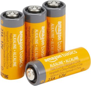 Amazon Basics Alkalische Batterien A23, 4 Stück - Ideal für kleine elektronische Geräte