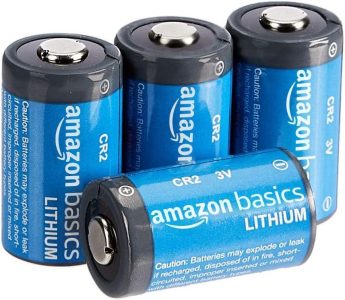 Amazon Basics Nicht wiederaufladbare CR2-Lithium-Batterien, 3 V, 4er-Pack