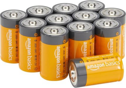 Amazon Basics Everyday Alkalisch Batterien Typ D, 1,5 V, 12 Stück - Deine zuverlässige Energiequelle