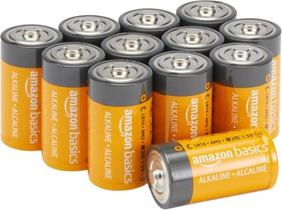 Amazon Basics Everyday C-Alkalisch Batterien - 12 Stück für dauerhafte Energie