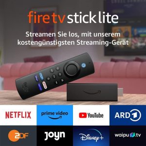 Amazon Fire TV Stick Lite mit Alexa-Sprachfernbedienung Lite - Dein Tor zur Welt der Unterhaltung