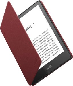 Amazon Kindle Paperwhite-Lederhülle in Merlot für die 11. Generation (2021): Schlankes, leichtes Design für optimalen Lesekomfort