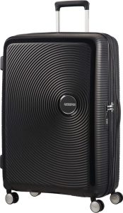 American Tourister Soundbox - Spinner L Erweiterbar Koffer in Bass Black