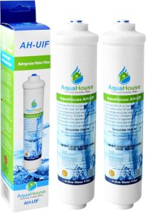 2x AquaHouse AH-UIF Kompatibler Externer Kühlschrank Wasserfilter - Ideal für Samsung, LG und Haier Kühlschränke