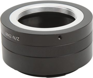 ASHATA Objektivadapterring für Nikon Z Halterung - Perfekt für Nikon Z6, Z7, Z50 und andere Vollformatkameras