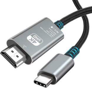 AXFEE USB C auf HDMI Kabel 2M, 4K@30Hz - Perfekt für Unterhaltung und Arbeit