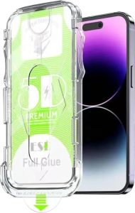 BABILDEN Displayschutzglas für Apple iPhone 15 Pro Max - Staubfrei und Anti-Schock