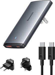 Baseus 65W USB C Ladegerät Slim 16mm - Der ultimative Reiseadapter für alle deine Geräte