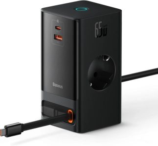 Baseus USB C Ladegerät 65W - Schnelles und multifunktionales Ladegerät für alle Ihre Geräte