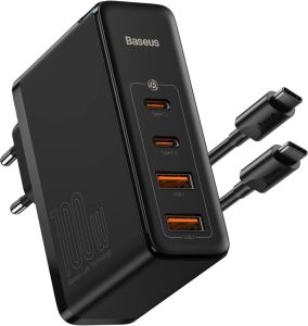 Baseus USB C Ladegerät 100W 4 Ports - Dein Hochleistungs-Schnellladegerät für alle Geräte