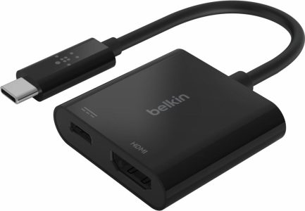 Belkin USB-C-zu-HDMI-Adapter + Aufladen mit 4K-UHD-Videounterstützung