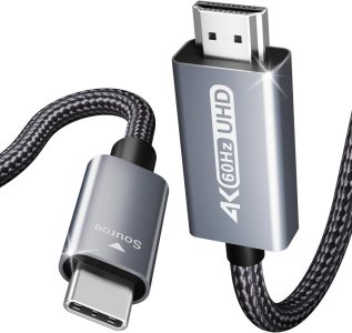 BENFEI USB C auf HDMI Kabel 0,9m für 4K@60Hz, 2K@144Hz - Perfekt für iPhone 15 Pro/Max, MacBook Pro/Air 2023 und vieles mehr