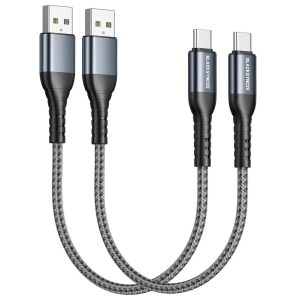 BLACKSYNCZE USB C Kabel Kurz 3.1A 2Stück 0.3M - Dein perfekter Begleiter für schnelles Laden und Datenübertragung