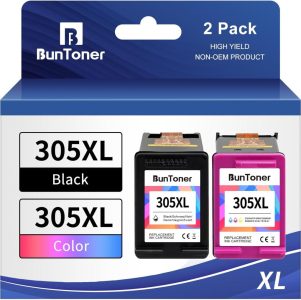 BunToner 305 XL Druckerpatronen Set: Kompatibel für HP DeskJet und Envy Drucker