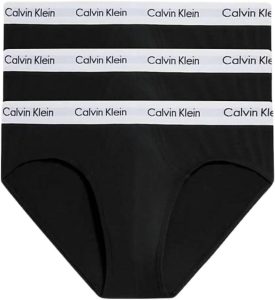 Calvin Klein Herren 3er Pack Hip Briefs Unterhosen in Schwarz, Größe M