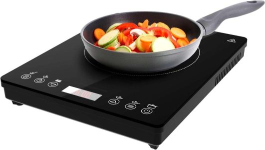 Cecotec Tragbare Induktionskochplatte 1 Brenner Full Magma Slim - Kochen mit Stil und Leistung