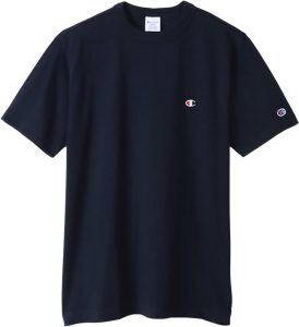 Champion Herren T-Shirt aus 100% Baumwolle mit klassischer Ein-Punkt-Logo-Stickerei