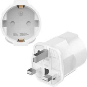 Clomnpe Reisestecker UK Adapter - Dein zuverlässiger Begleiter für Reisen nach Großbritannien