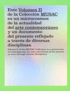 Colección Musac, 2ª parte (The MUSAC Collection): Die zweisprachige Sammlung zeitgenössischer Kunst