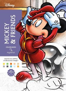 Coloriages mystères Disney - Mickey and friends: Ein französisches Malbuch für alle Disney-Liebhaber