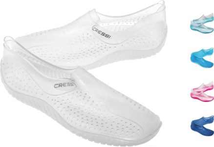 Cressi Wassersportschuhe - Unisex Badeschuhe für Erwachsene und Kinder, 38 EU, Transparent