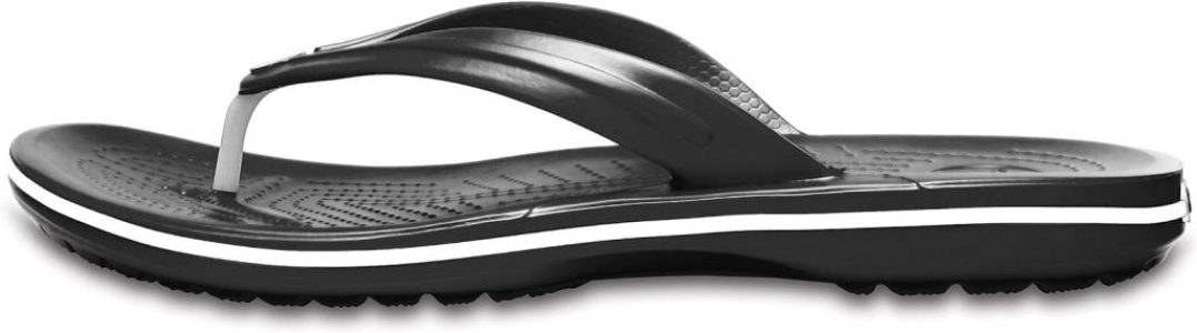 Crocs Unisex Crocband Flip Zehentrenner in Schwarz - 41/42 EU