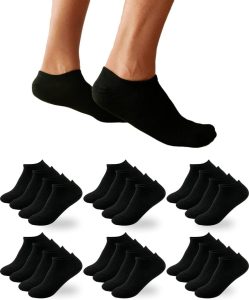 DIVABONNA 12 Paar Sneaker Socken für Herren und Damen - Bequem, Atmungsaktiv und Hochwertig