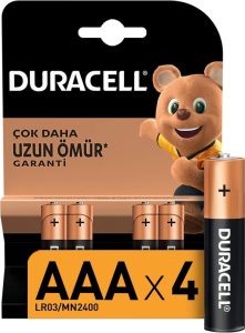 Duracell AAA-Batterien, 2 Stück Einheitsgröße - Langlebige und zuverlässige Energiequelle