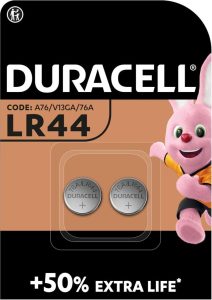 DURACELL LR44 Knopfzellen (2 Stück) - Hochwertige Spezialbatterien für Ihre Geräte