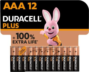 Duracell Plus AAA Batterien - Langlebige Power für Haushalt und Büro