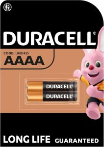 Duracell Specialty Alkaline AAAA Batterie 2er-Packung - Deine Energiequelle für Digitalstifte, medizinische Geräte und Stirnlampen