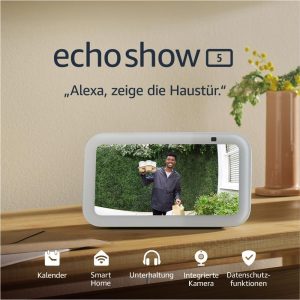 Echo Show 5 (3. Gen.) - Dein kompakter, smarter Touchscreen mit Alexa für das ultimative Smart Home Erlebnis