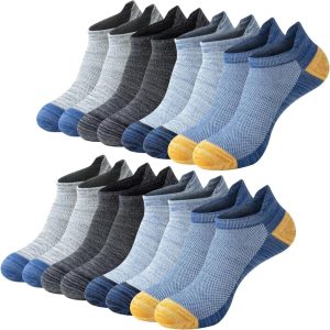 Eono Sneaker Socken Herren 43-46/37-42: Leicht, Atmungsaktiv und Langlebig