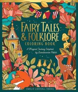 Fairy Tales & Folklore Coloring Book: Eine magische Reise inspiriert von skandinavischen Fabeln