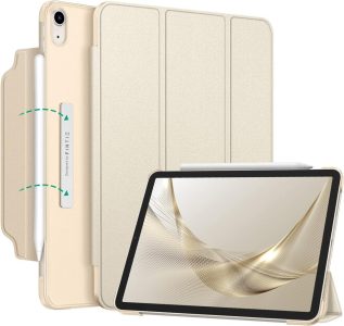 Fintie Hülle für iPad Air 11 Zoll M2 (2024), iPad Air 5. Generation (2022)/ iPad Air 4. Gen 10,9 Zoll Case - Champagner