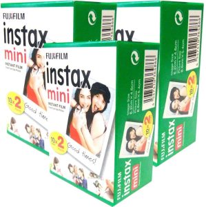 Fujifilm Instax Mini Film Bundle Pack - 60 Aufnahmen für unvergessliche Momente