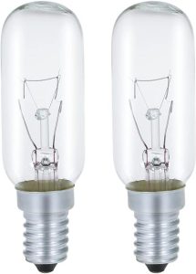 GMY E14 40W Dunstabzugsbirne Glühbirne, T25 230V Warmweiß 2700K Dimmbar Glühlampe für Dunstabzugshaube, Deckenleuchte, 2 Stück